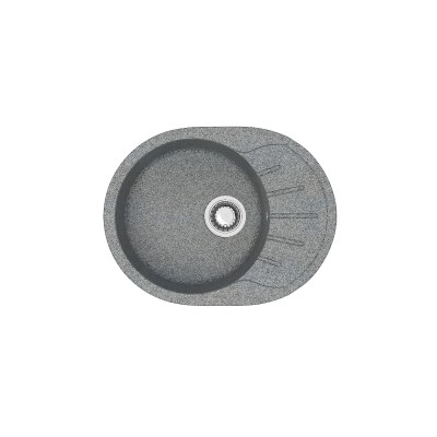 12775 Мойка матовая Модель 10/Q8 (темно-серый) Карельский камень